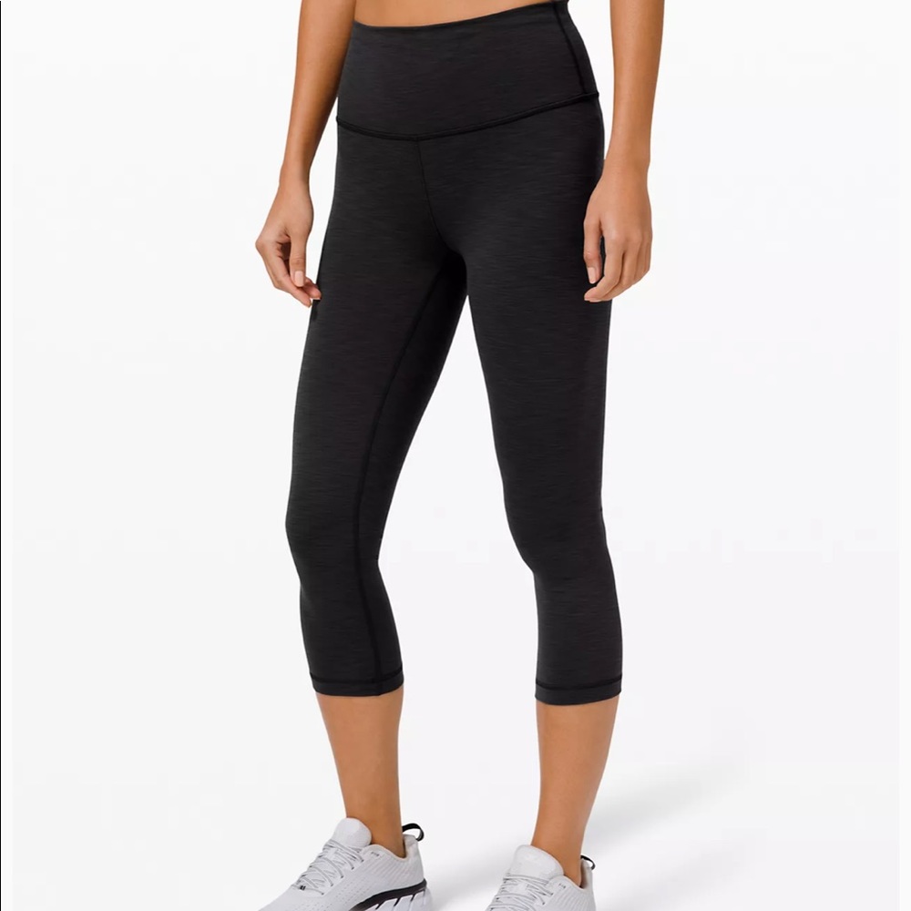 Lululemon Wunder Train High Rise Crop Leggings 21”